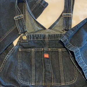 Woman’s Union Bay Retro Dark Denim Overall’s SzL